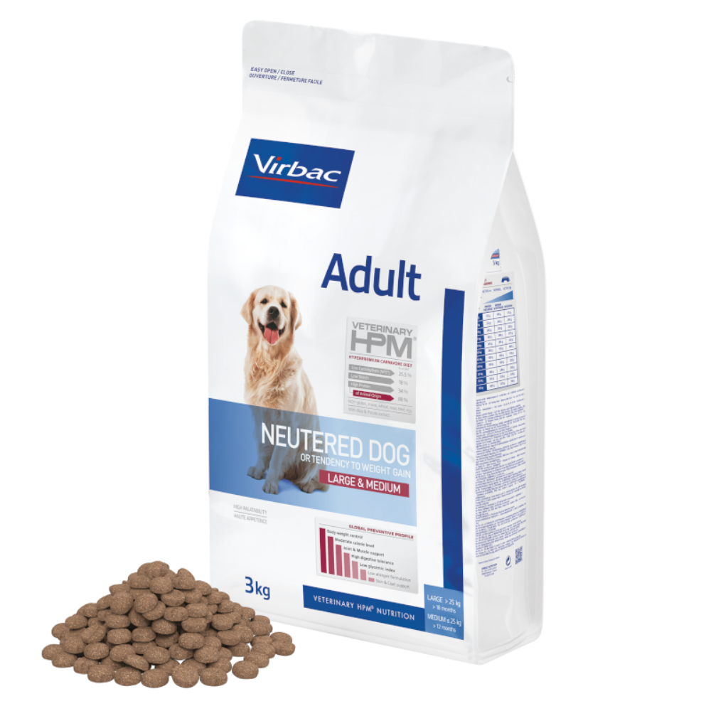 Adult Neutered Dog Large & Medium Kastriert Basisnahrung Hund