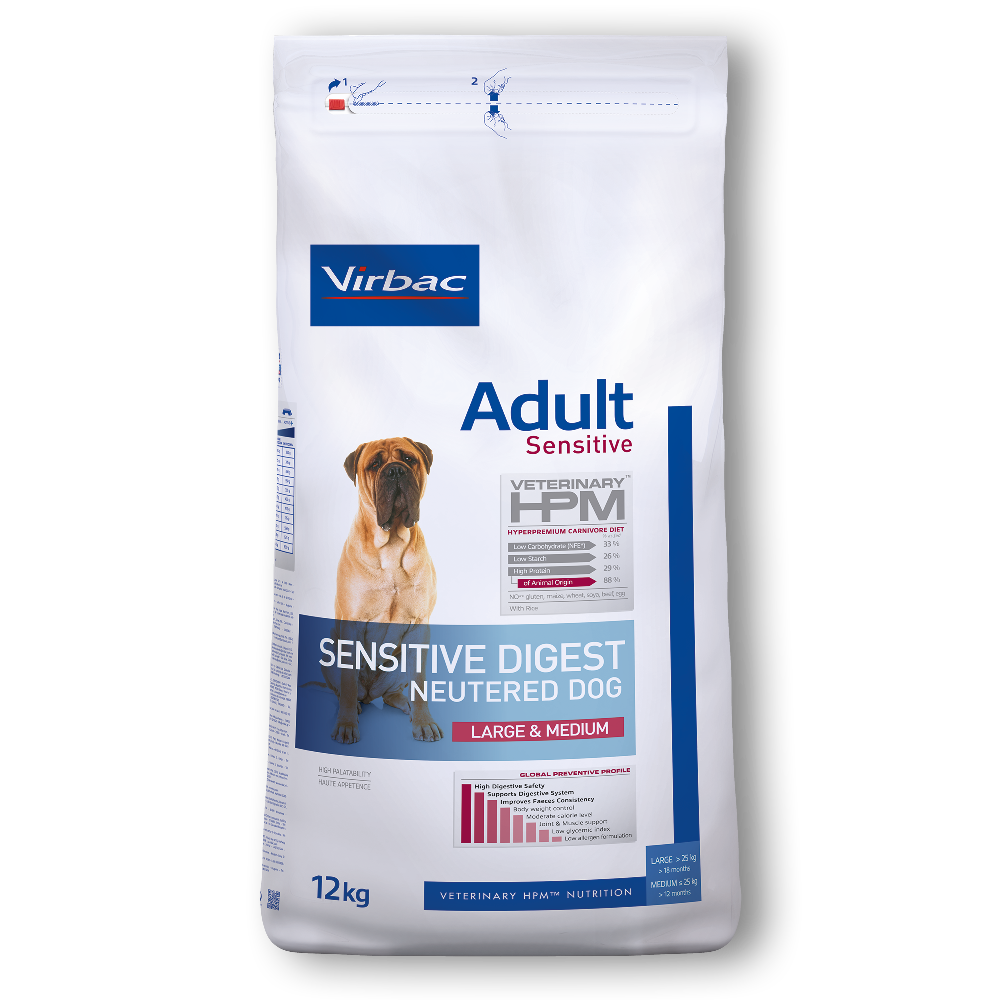 Adult Sensitive Digest Neutered Dog Large &amp; Medium Futter für