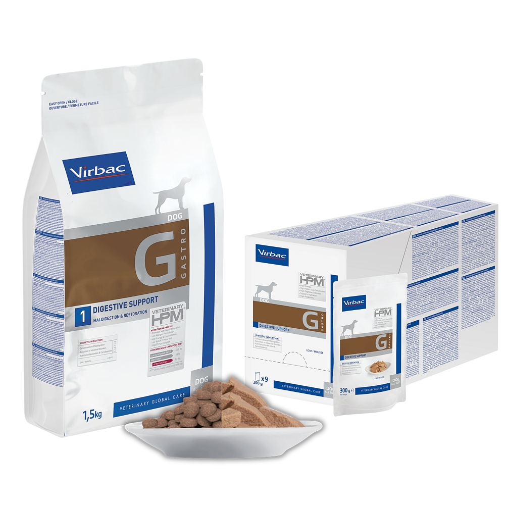 Set Dog Gastro Digestive Support + Nassfutter von Virbac Bild 2