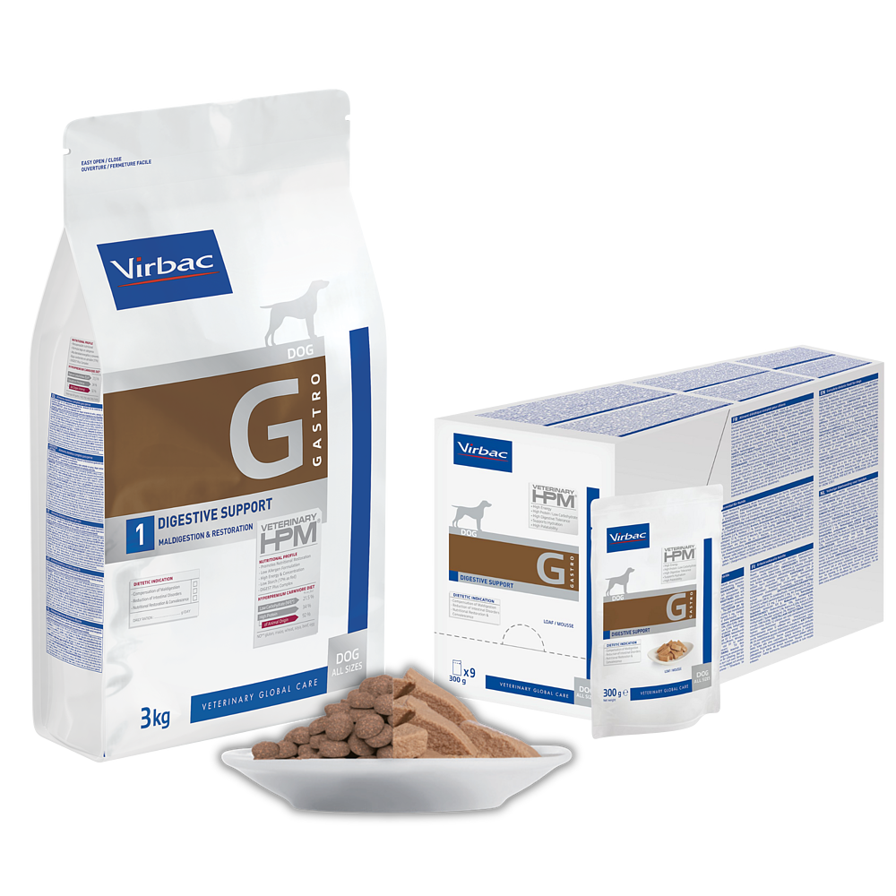 Set Dog Gastro Digestive Support + Nassfutter von Virbac Bild 2