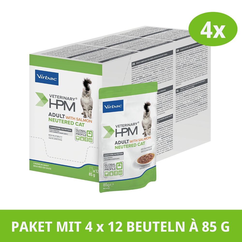 Adult Neutered Cat with Salmon Nassfutter von Virbac