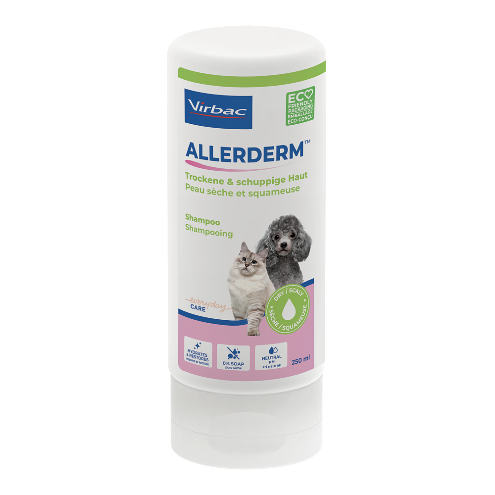 Allerderm Shampoo trockene und schuppige Haut von Virbac