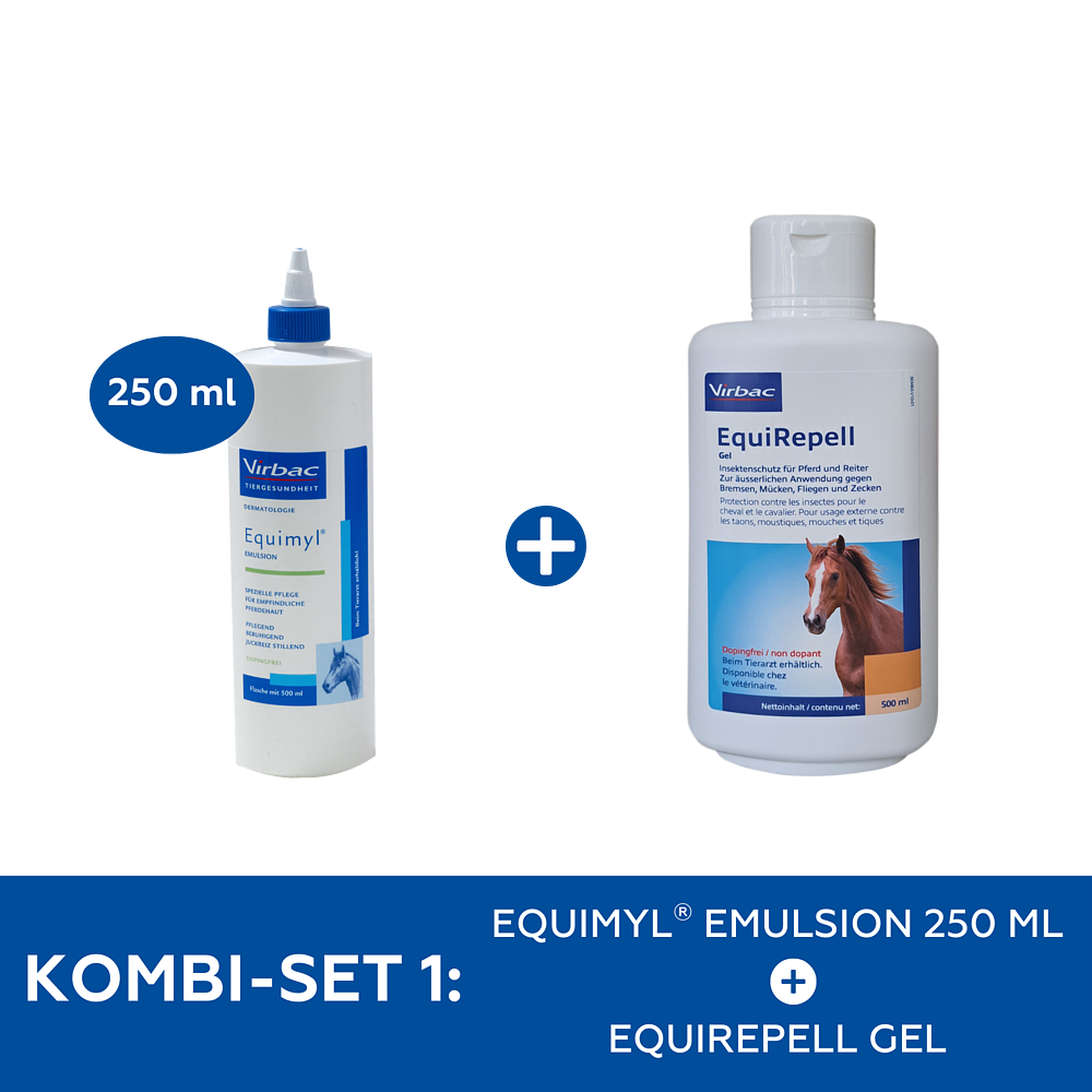 Set: Equimyl & EquiRepell Gel von Virbac