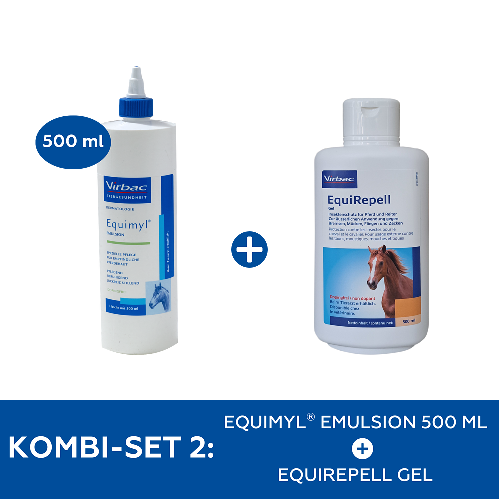 Set: Equimyl & EquiRepell Gel von Virbac