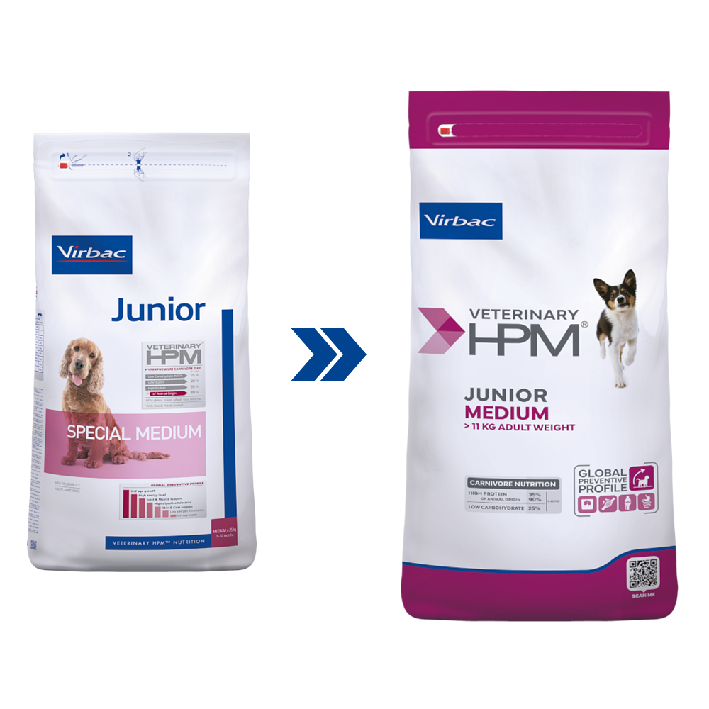 Junior Medium Dog von Virbac