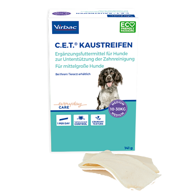 C.E.T. Kaustreifen für mittelgroße Hunde von Virbac