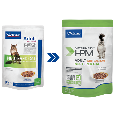 Adult Neutered Cat with Salmon Nassfutter von Virbac