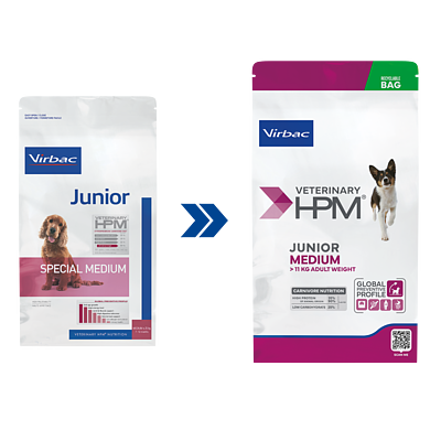 Junior Medium Dog von Virbac