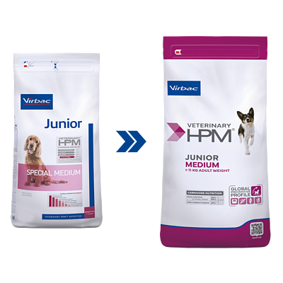 Junior Medium Dog von Virbac
